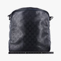 GG Imprime Messenger Navy PVC coated canvas×Leather 201448 C8945368GGインプリメ メッセンジャー ネイビー PVCコーティングキャンバス×レザー 201448 C8945368
