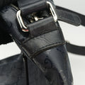 GG Imprime Messenger Navy PVC coated canvas×Leather 201448 C8945368GGインプリメ メッセンジャー ネイビー PVCコーティングキャンバス×レザー 201448 C8945368