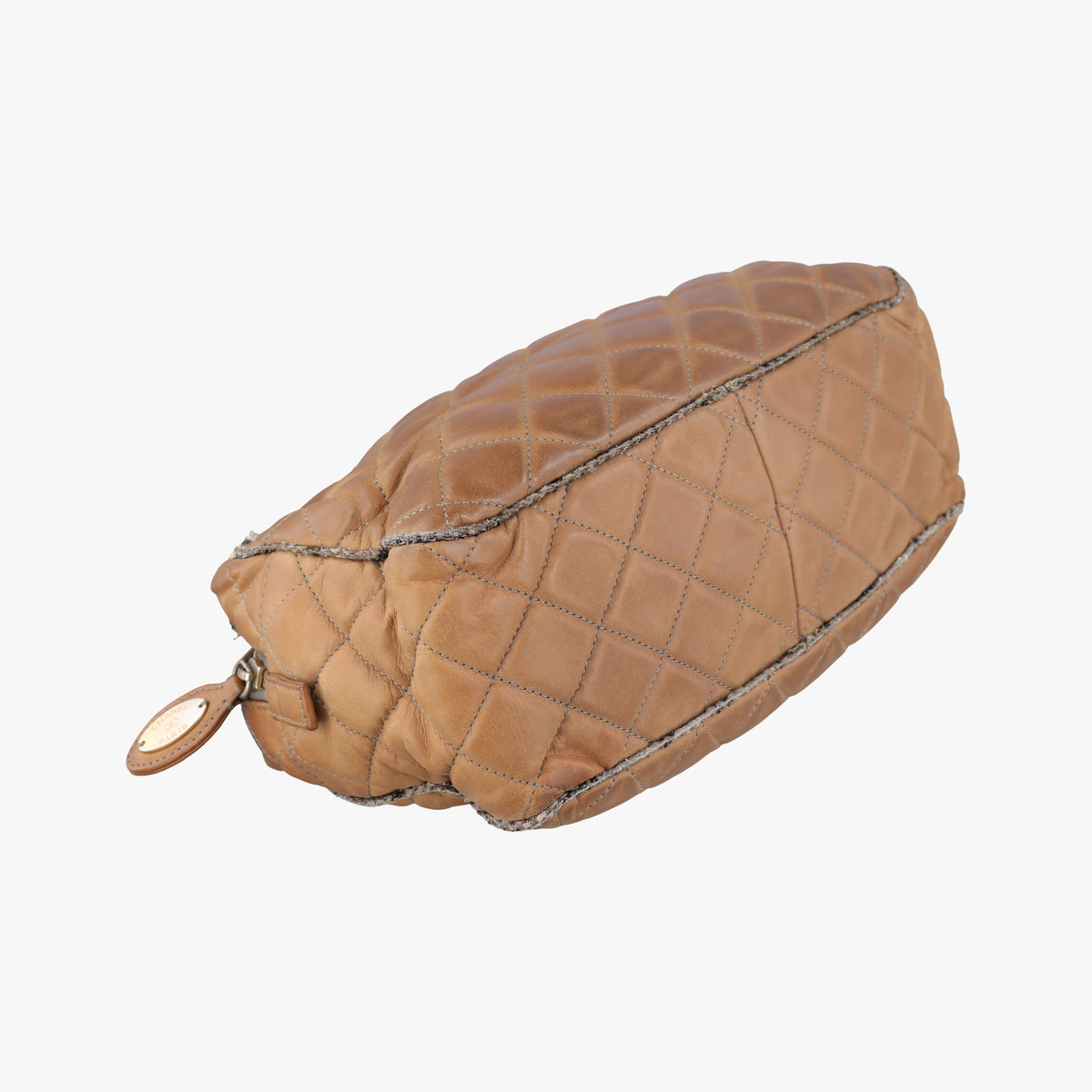 Pre-owned Chanel Matelasse Brown Iridescent Calfskin A50309 shoulderbag | stylenewstar