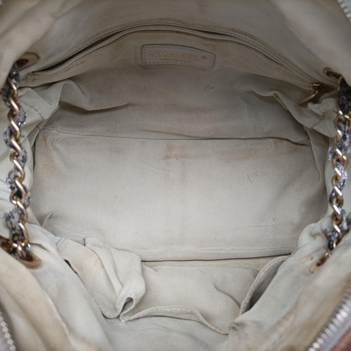Pre-owned Chanel Matelasse Brown Iridescent Calfskin A50309 shoulderbag | stylenewstar