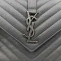 COLLEGE Grey Leather 487213 GUE487213.0318カレッジ グレー レザー 487213 GUE487213.0318