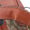 Pre-owned Gucci GG Running Brown Canvas×Leather 247185 shoulderbag | stylenewstar