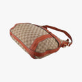 Pre-owned Gucci GG Running Brown Canvas×Leather 247185 shoulderbag | stylenewstar
