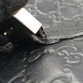 Guccissima Rubber Messenger Black Leather 246067 D011630899グッチシマ メッセンジャー ブラック レザー 246067 D011630899