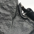 Guccissima Rubber Messenger Black Leather 246067 D011630899グッチシマ メッセンジャー ブラック レザー 246067 D011630899
