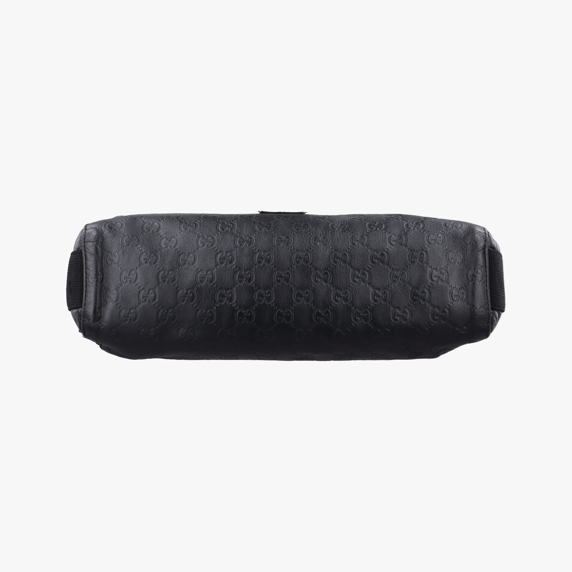 Guccissima Rubber Messenger Black Leather 246067 D011630899グッチシマ メッセンジャー ブラック レザー 246067 D011630899