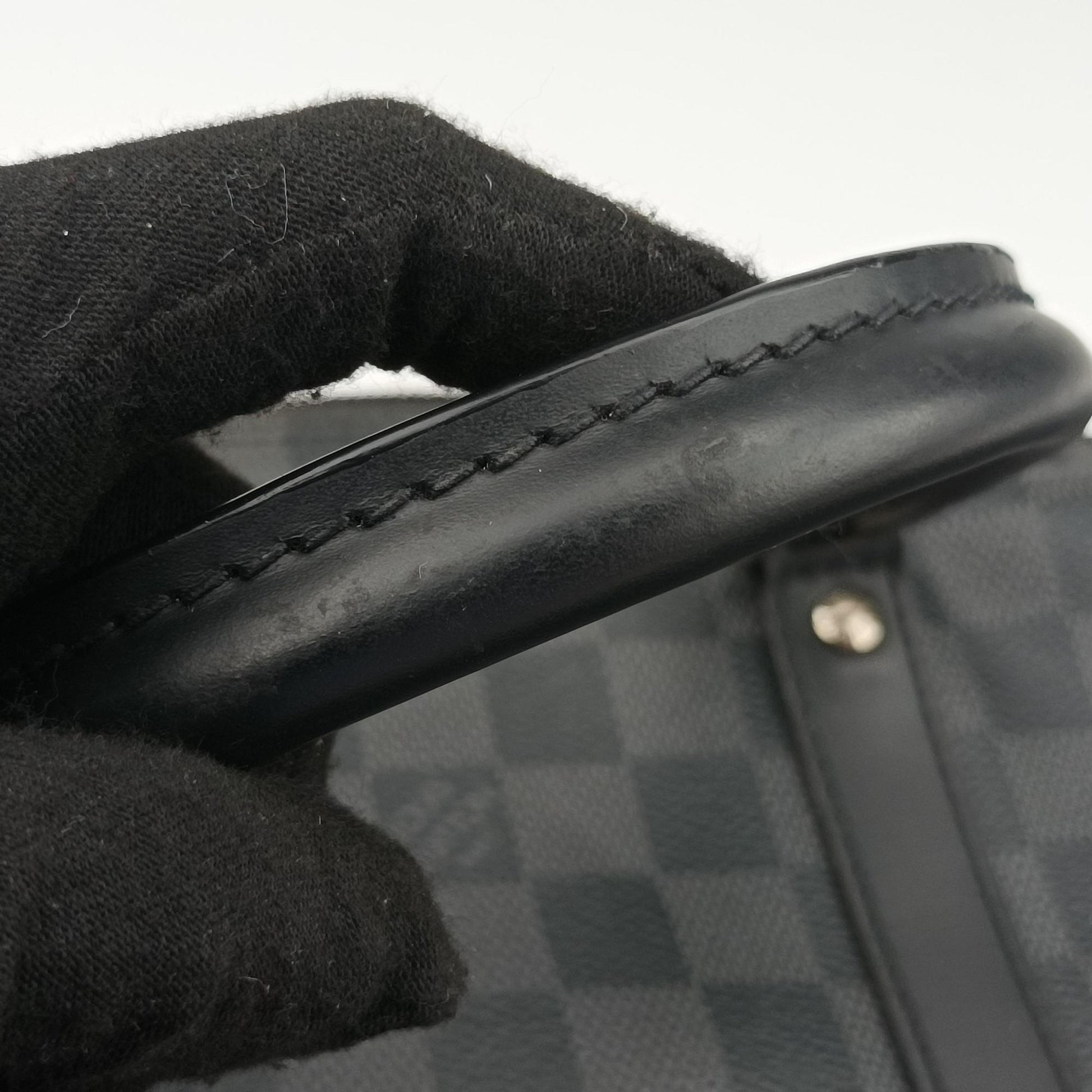 Porte Documents Voyage PM Noir Damier Graphite N41478 GI0168ポルト ドキュマン ヴォワヤージュ PM ノワール ダミエ グラフィット N41478 GI0168