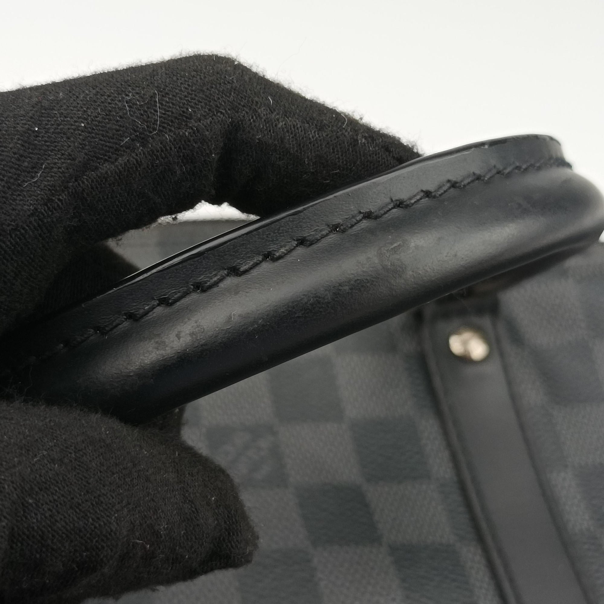 Porte Documents Voyage PM Noir Damier Graphite N41478 GI0168ポルト ドキュマン ヴォワヤージュ PM ノワール ダミエ グラフィット N41478 GI0168
