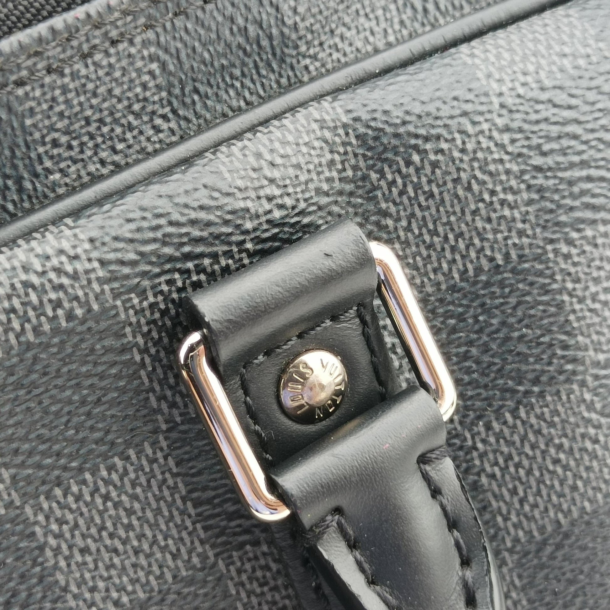 Porte Documents Voyage PM Noir Damier Graphite N41478 GI0168ポルト ドキュマン ヴォワヤージュ PM ノワール ダミエ グラフィット N41478 GI0168