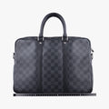 Porte Documents Voyage PM Noir Damier Graphite N41478 GI0168ポルト ドキュマン ヴォワヤージュ PM ノワール ダミエ グラフィット N41478 GI0168