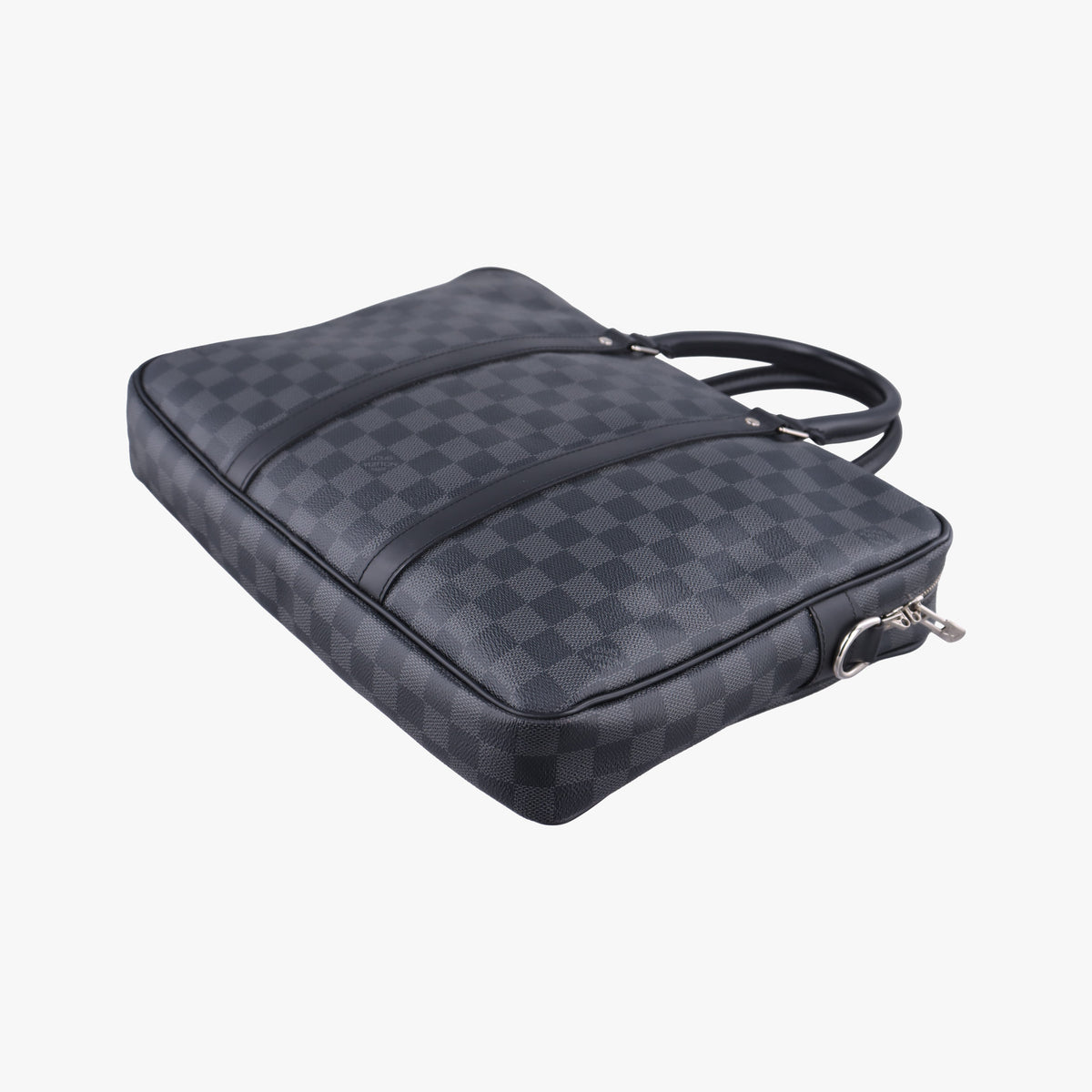 Porte Documents Voyage PM Noir Damier Graphite N41478 GI0168ポルト ドキュマン ヴォワヤージュ PM ノワール ダミエ グラフィット N41478 GI0168