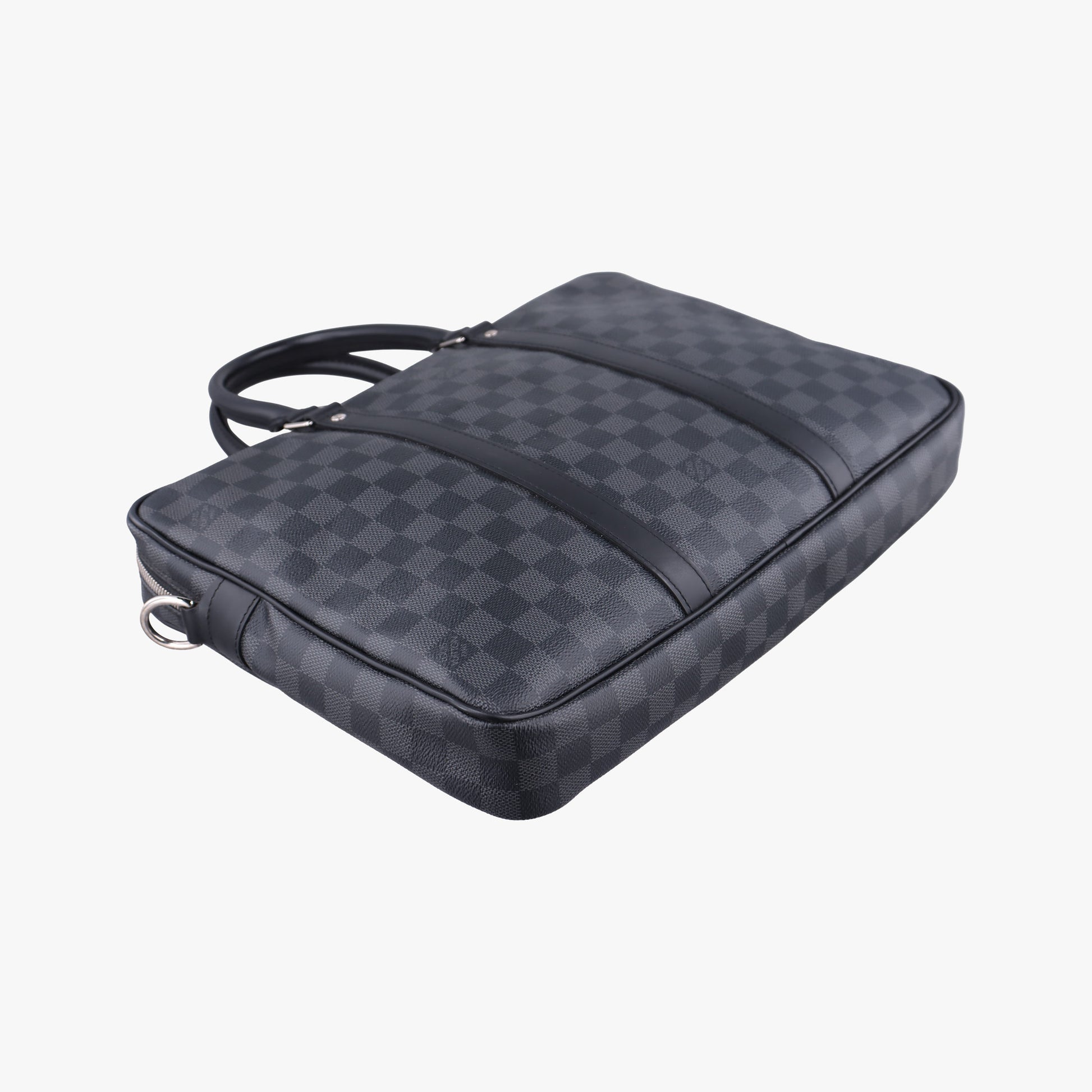 Porte Documents Voyage PM Noir Damier Graphite N41478 GI0168ポルト ドキュマン ヴォワヤージュ PM ノワール ダミエ グラフィット N41478 GI0168
