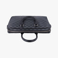 Porte Documents Voyage PM Noir Damier Graphite N41478 GI0168ポルト ドキュマン ヴォワヤージュ PM ノワール ダミエ グラフィット N41478 GI0168