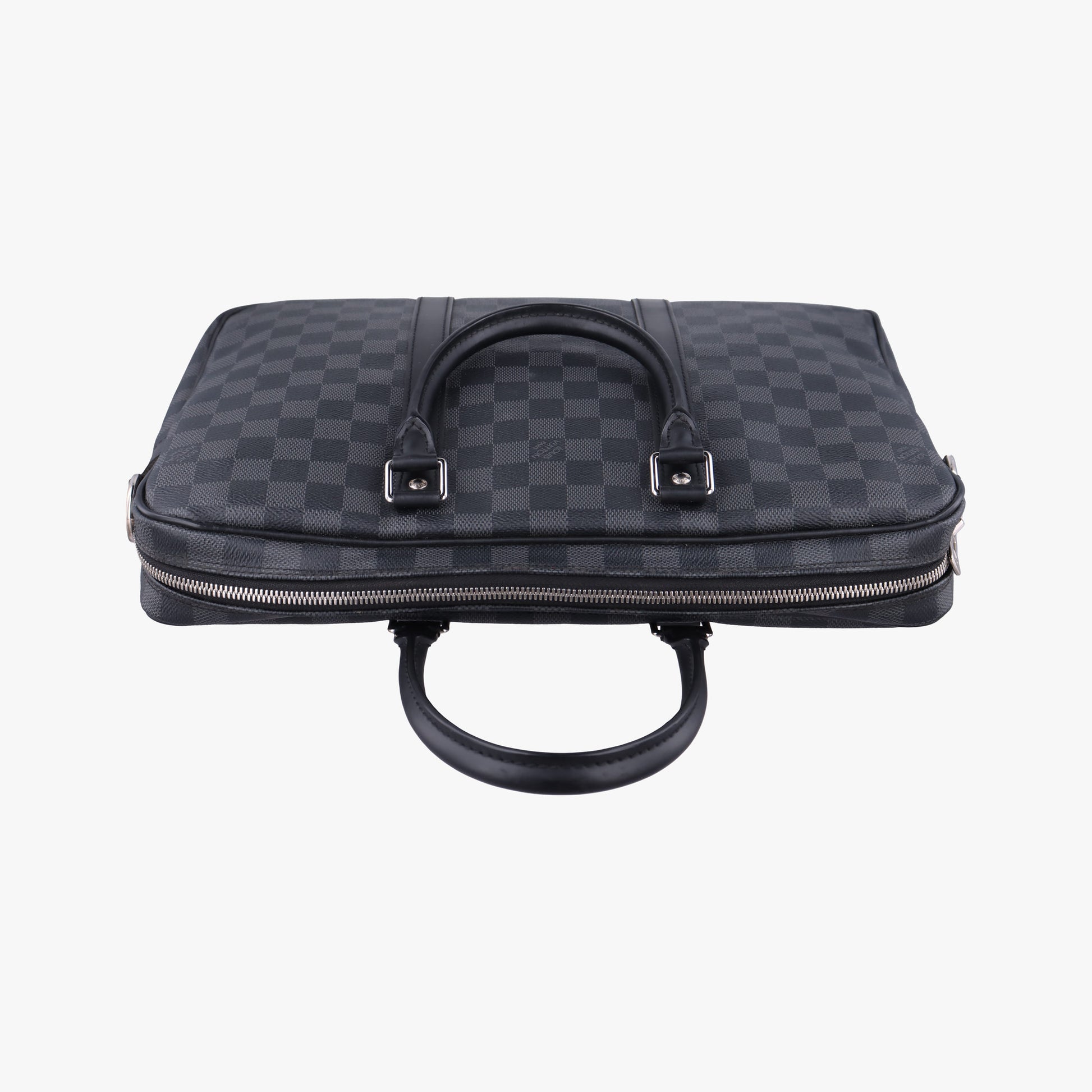 Porte Documents Voyage PM Noir Damier Graphite N41478 GI0168ポルト ドキュマン ヴォワヤージュ PM ノワール ダミエ グラフィット N41478 GI0168