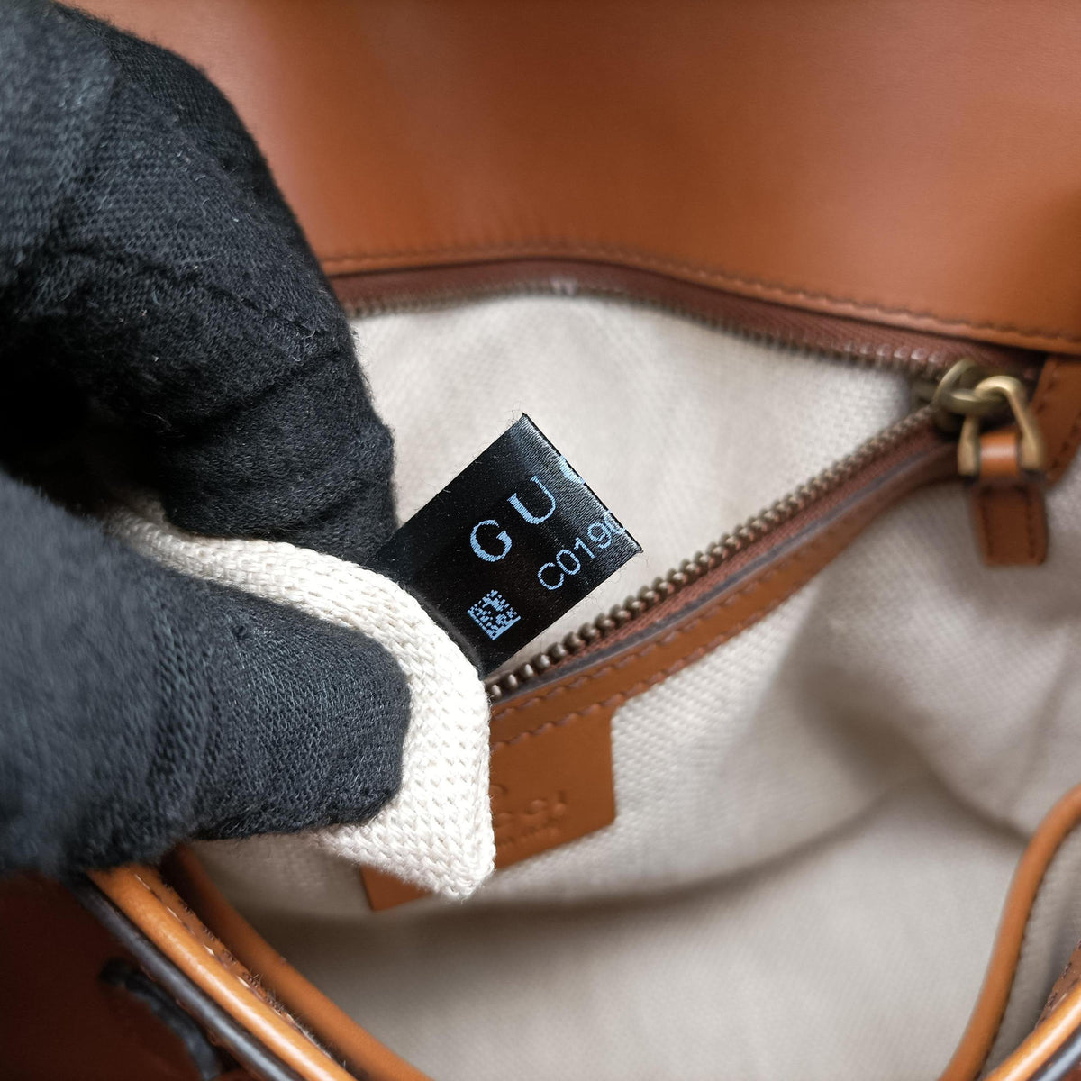 Secondhand Gucci Lady Web Horsebit Brown leather 380573 shoulderbag | stylenewstar