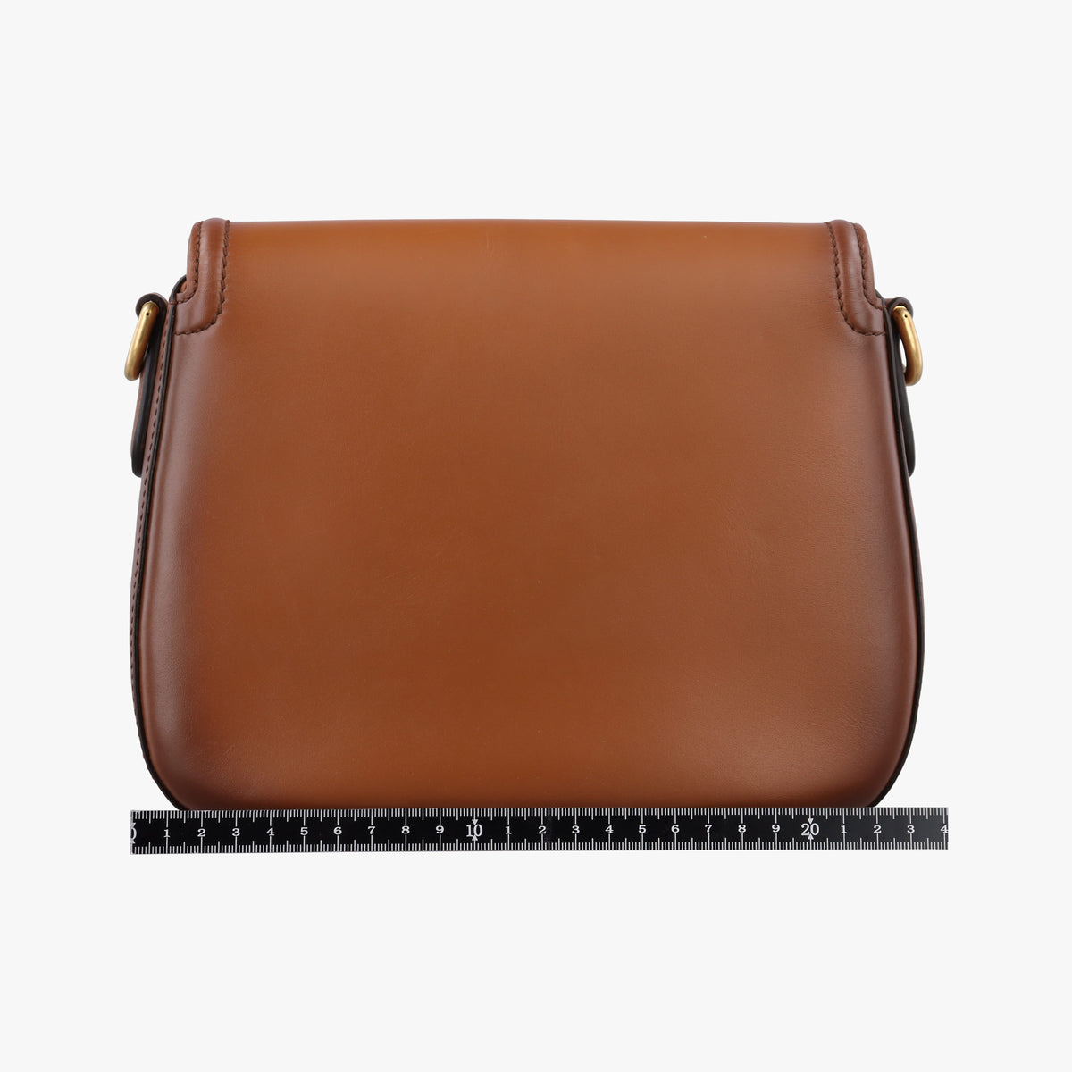 Secondhand Gucci Lady Web Horsebit Brown leather 380573 shoulderbag | stylenewstar