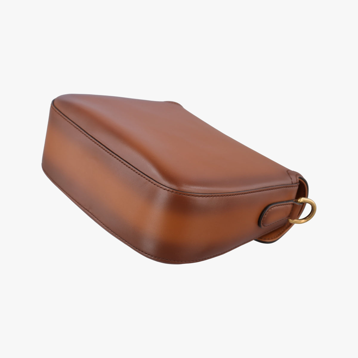 Secondhand Gucci Lady Web Horsebit Brown leather 380573 shoulderbag | stylenewstar