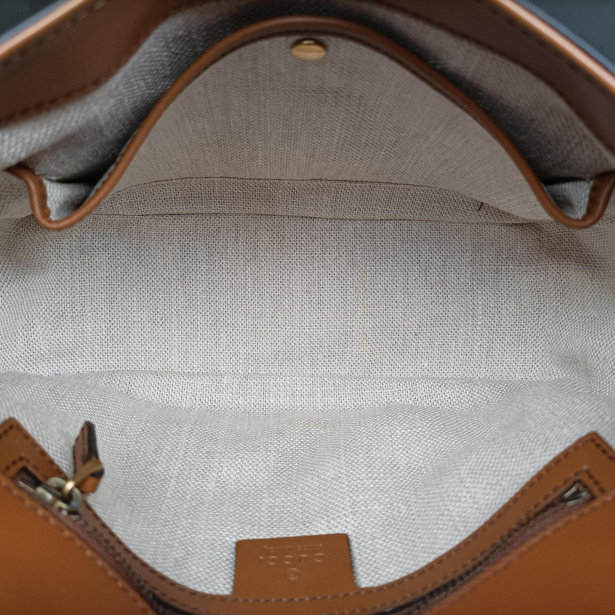 Secondhand Gucci Lady Web Horsebit Brown leather 380573 shoulderbag | stylenewstar