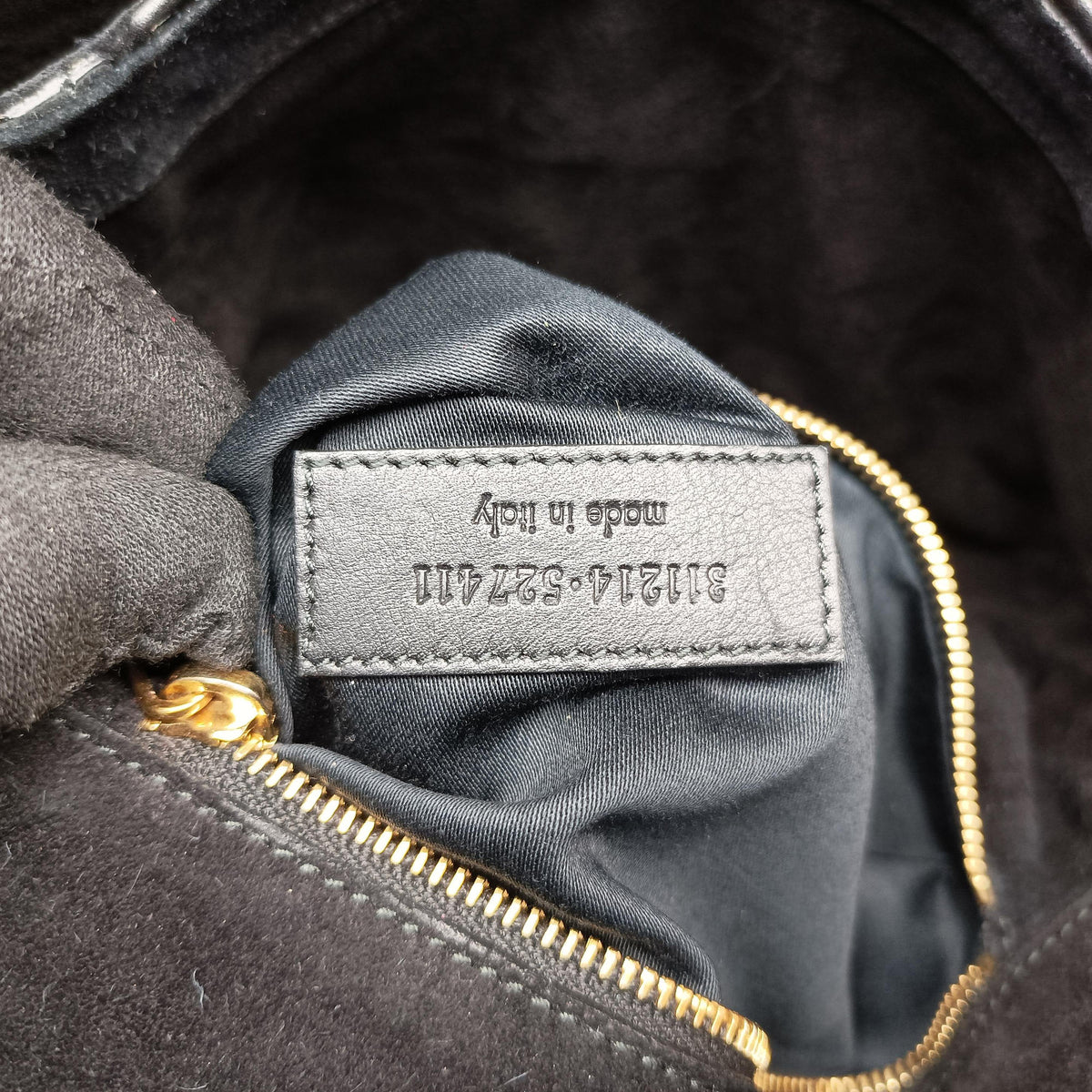 Secondhand Yves Saint Laurent Y Ligne Black Leather 311214 shoulderbag | stylenewstar