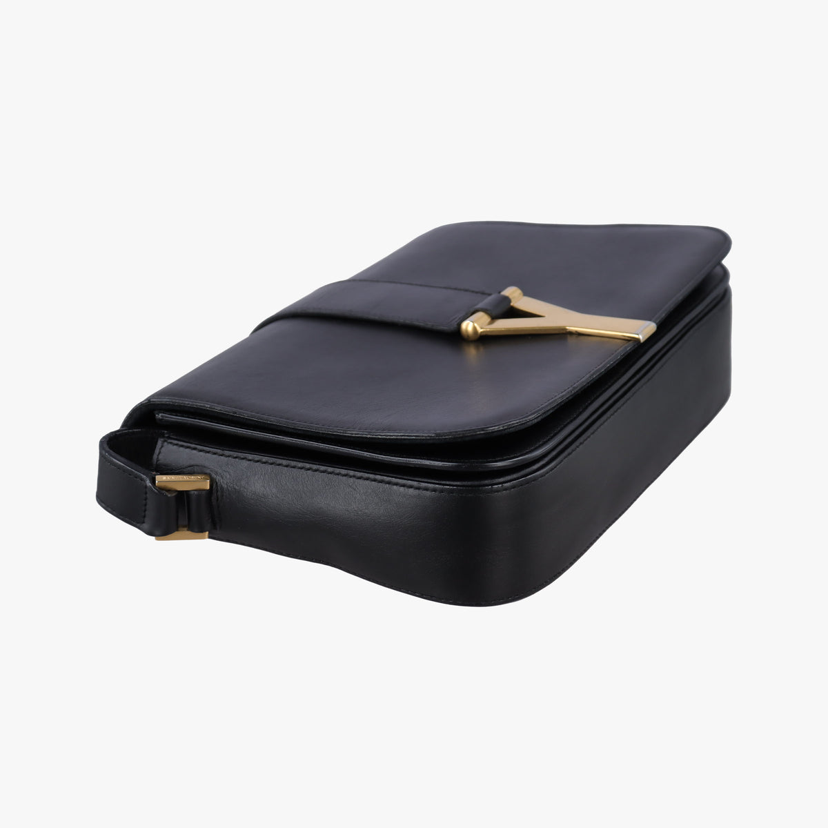 Secondhand Yves Saint Laurent Y Ligne Black Leather 311214 shoulderbag | stylenewstar