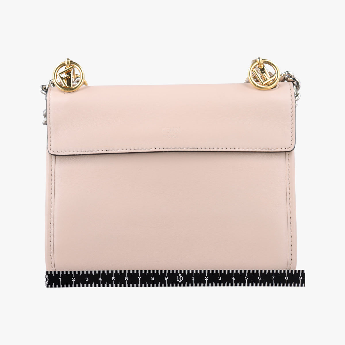 Secondhand Fendi KAN I F Pink Leather 8BT286 shoulderbag | stylenewstar