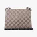 Pre-owned Gucci Dionysus Beige×Brown PVC coated canvas × suede 421970 shoulderbag | stylenewstar
