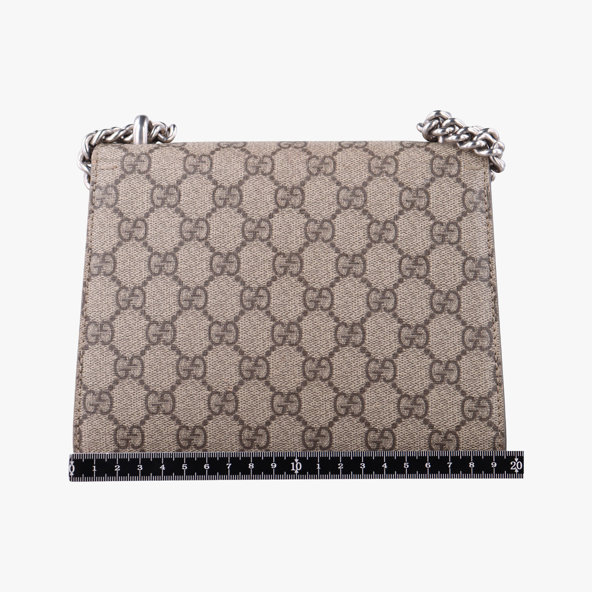 Pre-owned Gucci Dionysus Beige×Brown PVC coated canvas × suede 421970 shoulderbag | stylenewstar