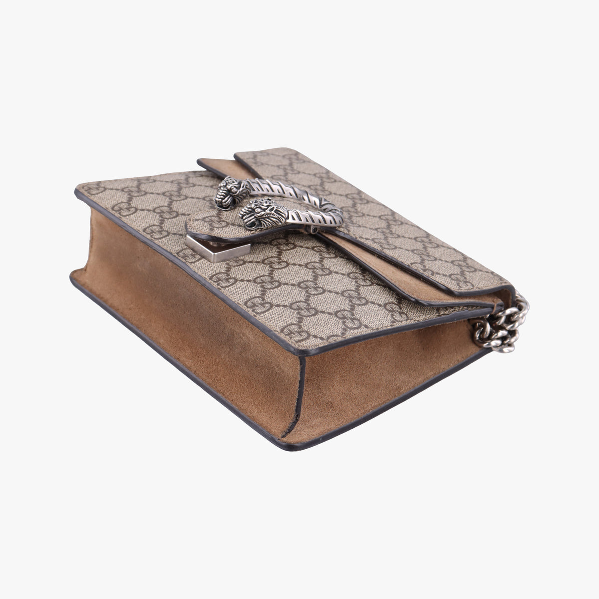 Pre-owned Gucci Dionysus Beige×Brown PVC coated canvas × suede 421970 shoulderbag | stylenewstar