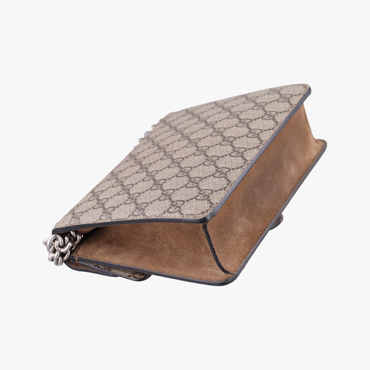 Pre-owned Gucci Dionysus Beige×Brown PVC coated canvas × suede 421970 shoulderbag | stylenewstar