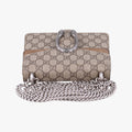 Pre-owned Gucci Dionysus Beige×Brown PVC coated canvas × suede 421970 shoulderbag | stylenewstar