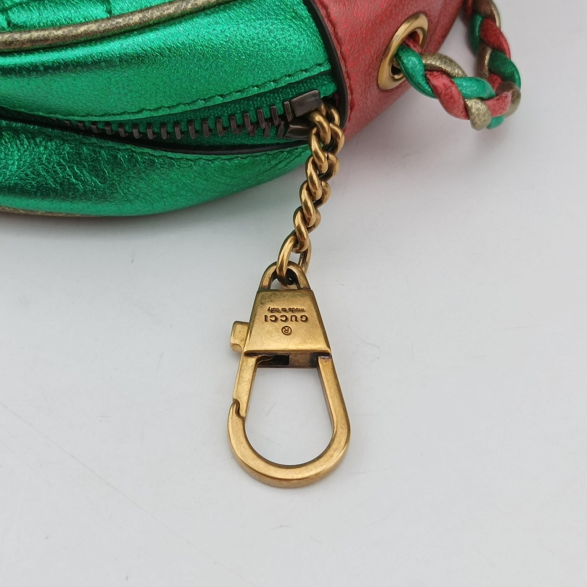 Laminate Red×Green Leather 534951 ラミネート レッド×グリーン レザー 534951 
