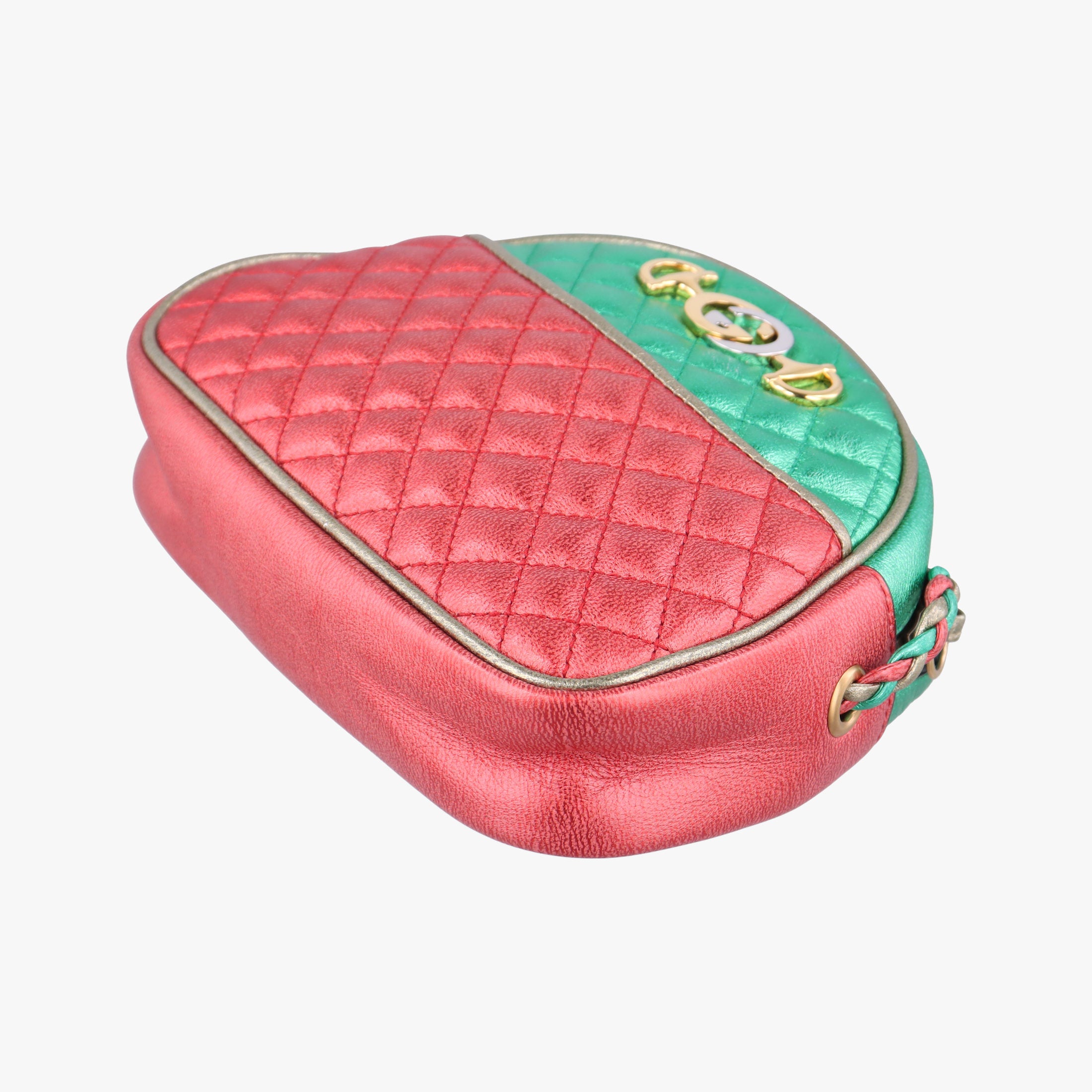 Laminate Red×Green Leather 534951 ラミネート レッド×グリーン レザー 534951 