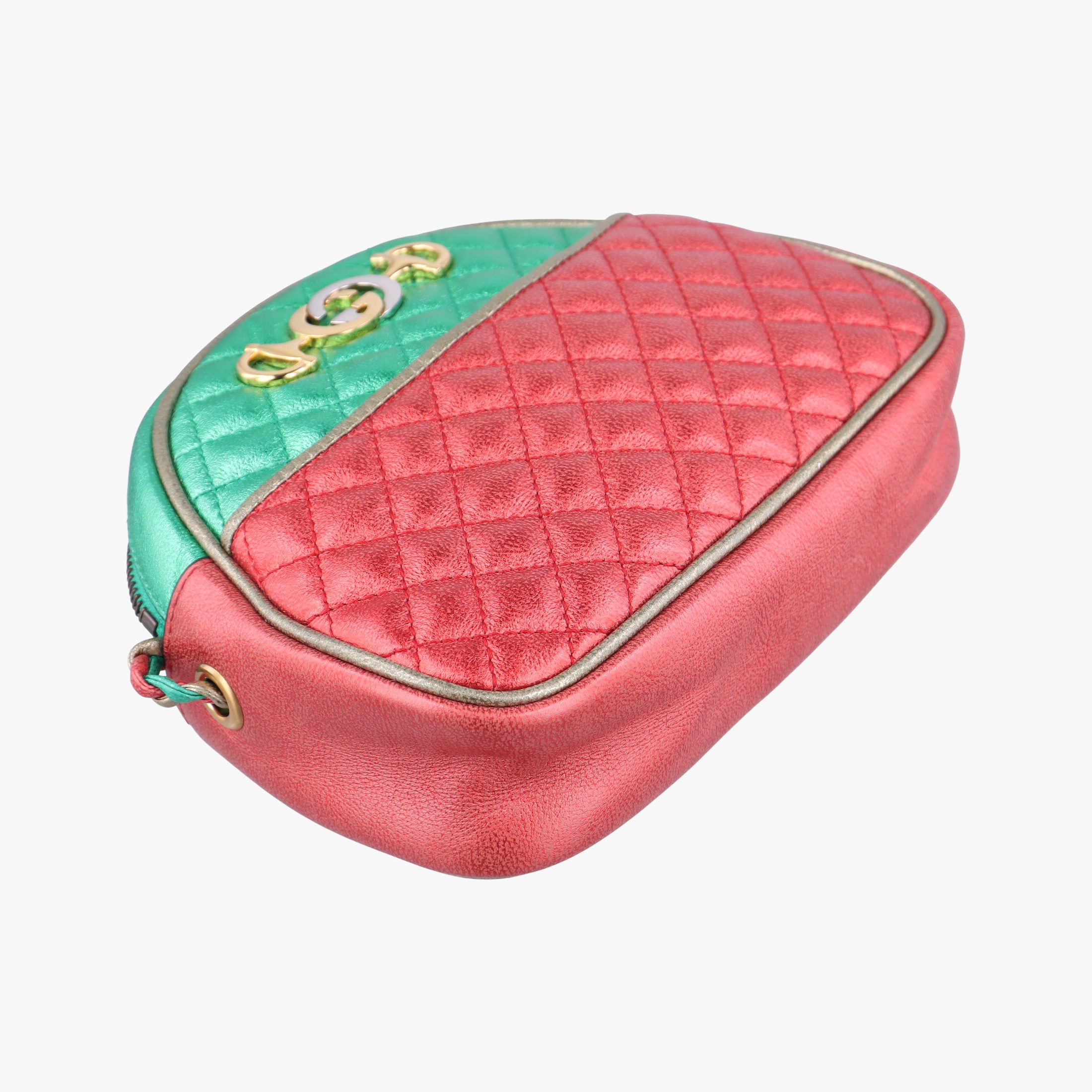 Laminate Red×Green Leather 534951 ラミネート レッド×グリーン レザー 534951 