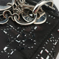 Lady Dior Black Silk 19-MA-0118レディディオール ブラック シルク 19-MA-0118