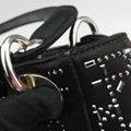 Lady Dior Black Silk 19-MA-0118レディディオール ブラック シルク 19-MA-0118