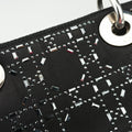 Lady Dior Black Silk 19-MA-0118レディディオール ブラック シルク 19-MA-0118
