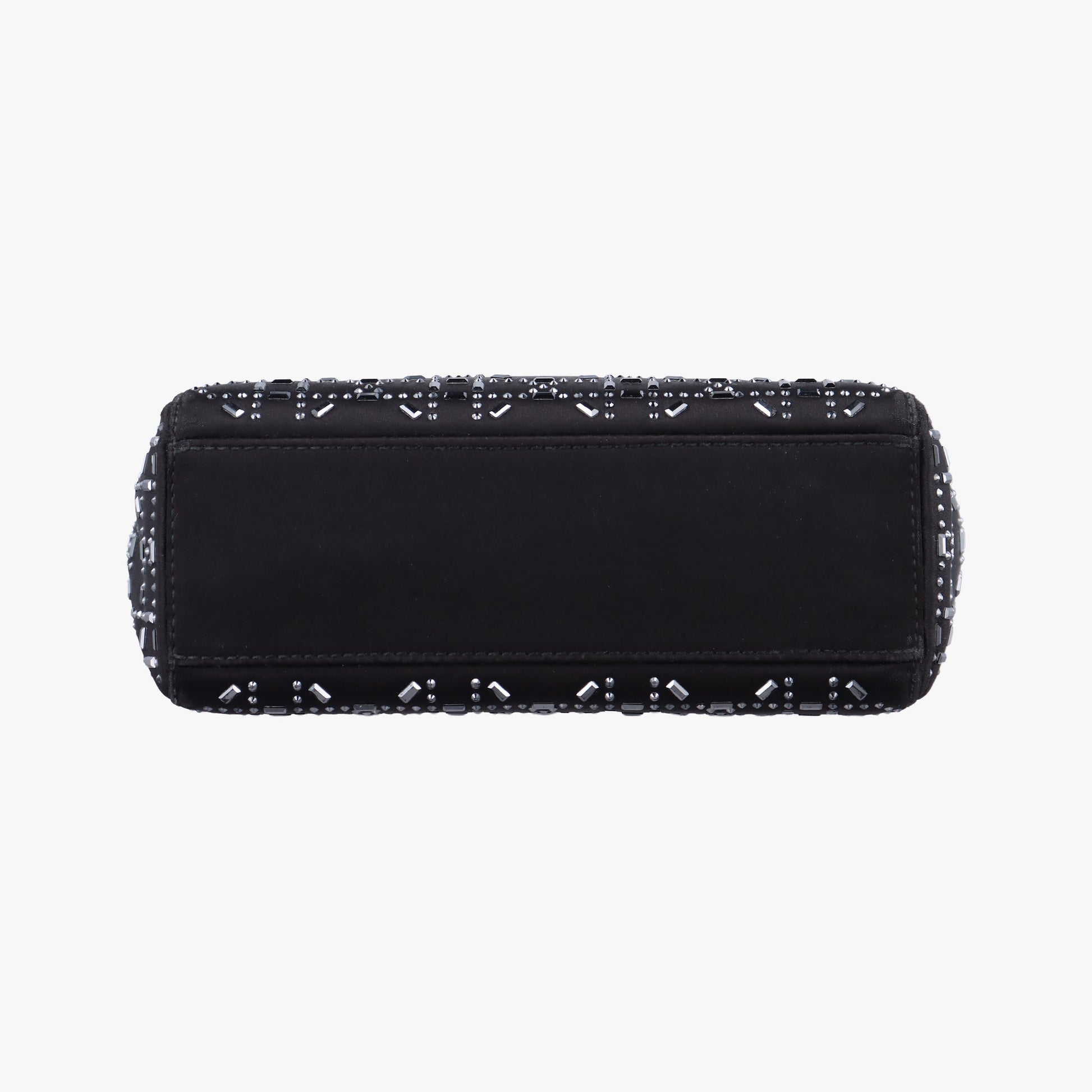 Lady Dior Black Silk 19-MA-0118レディディオール ブラック シルク 19-MA-0118
