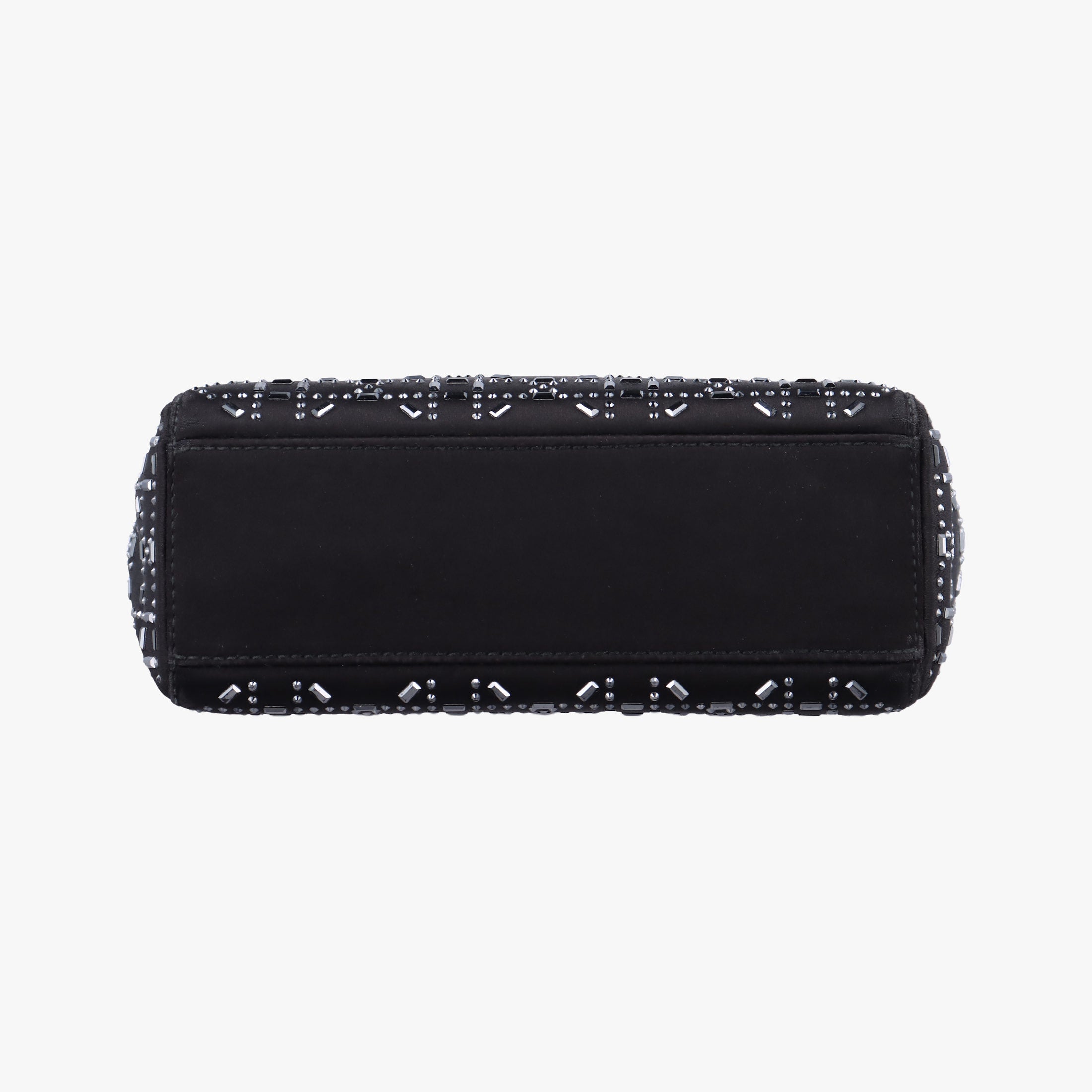 Lady Dior Black Silk 19-MA-0118レディディオール ブラック シルク 19-MA-0118