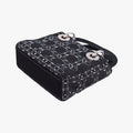 Lady Dior Black Silk 19-MA-0118レディディオール ブラック シルク 19-MA-0118