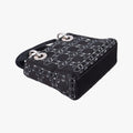 Lady Dior Black Silk 19-MA-0118レディディオール ブラック シルク 19-MA-0118