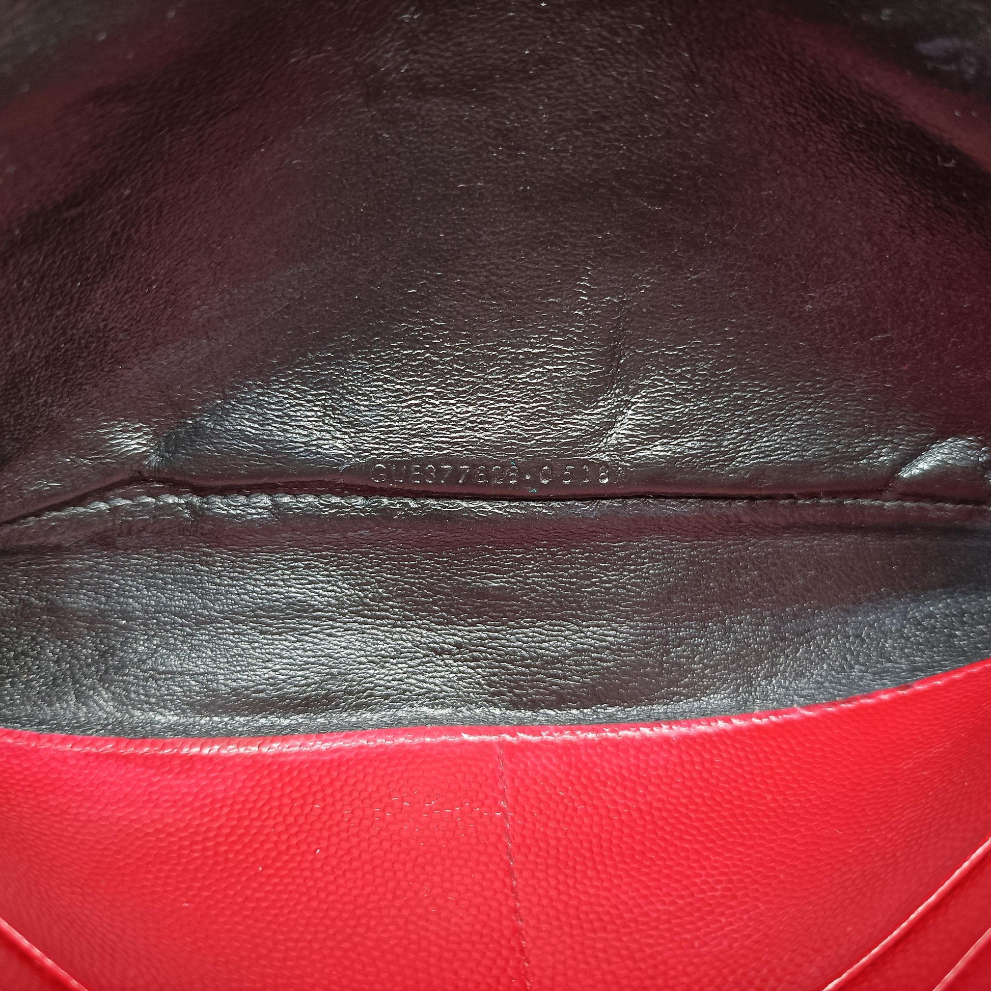 MONOGRAM Red Caviar Skin 377828 GUE377828.0518モノグラム レッド キャビアスキン 377828 GUE377828.0518