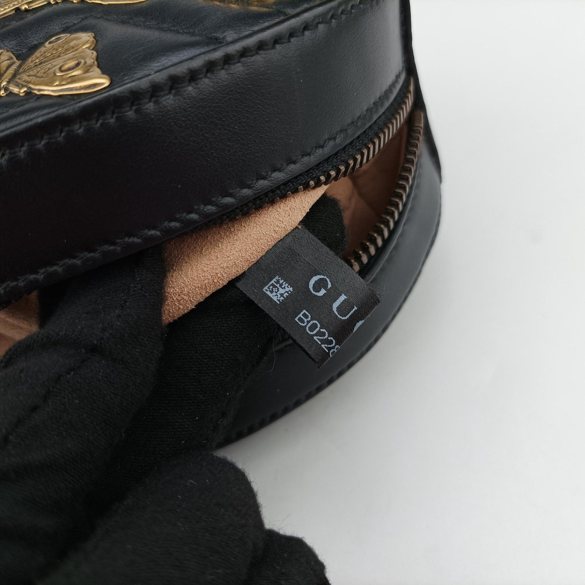 GG Marmont Animalier Black Leather 491294 B022840027GG マーモント アニマリエ ブラック レザー 491294 B022840027