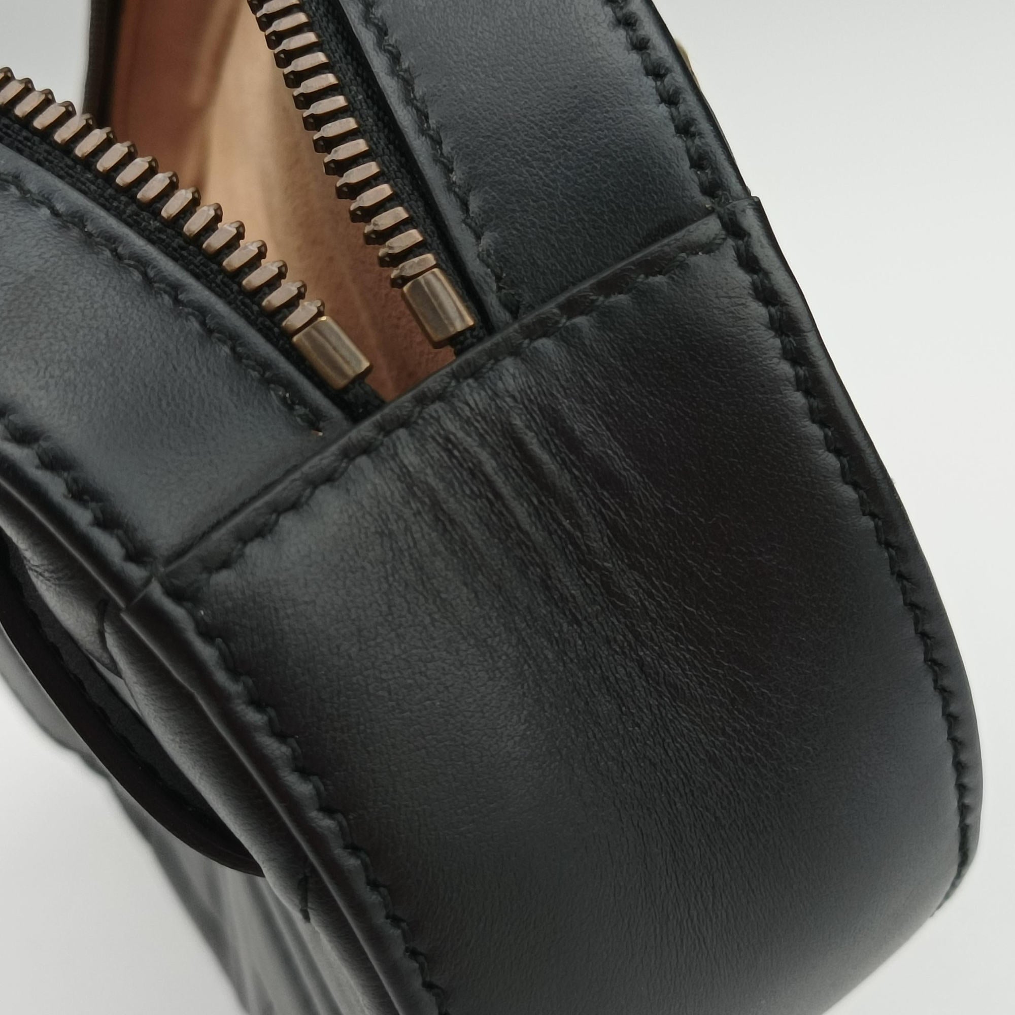 GG Marmont Animalier Black Leather 491294 B022840027GG マーモント アニマリエ ブラック レザー 491294 B022840027