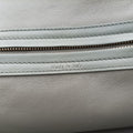 Pre-owned Celine Luggage Small Square Phantom GreenGrey Suede  handbag | stylenewstar