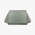 Pre-owned Celine Luggage Small Square Phantom GreenGrey Suede  handbag | stylenewstar