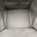 Pre-owned Celine Luggage Small Square Phantom GreenGrey Suede  handbag | stylenewstar