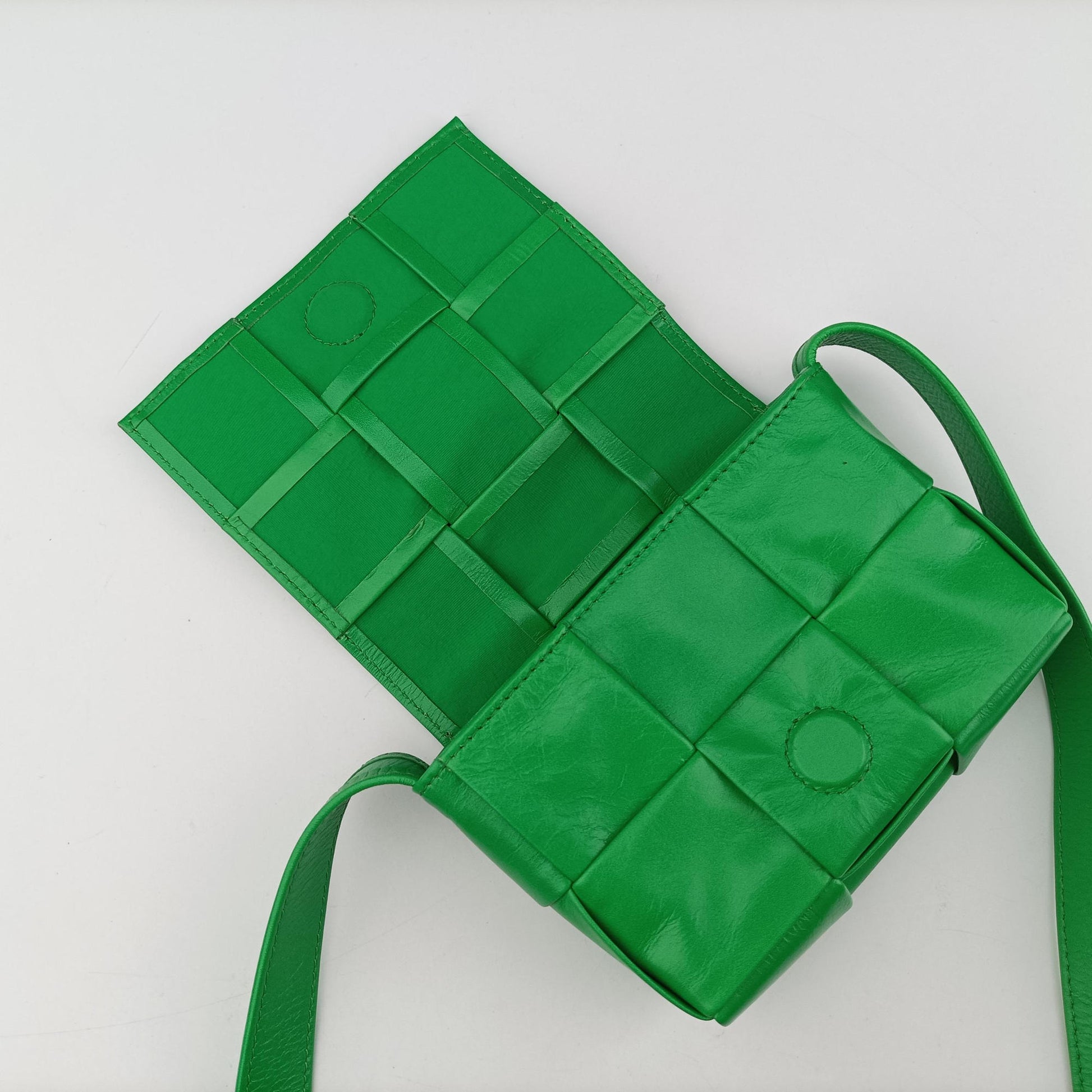 candy cassette Green lambskin IC Chipキャンディ カセット グリーン ラムスキン ICチップ