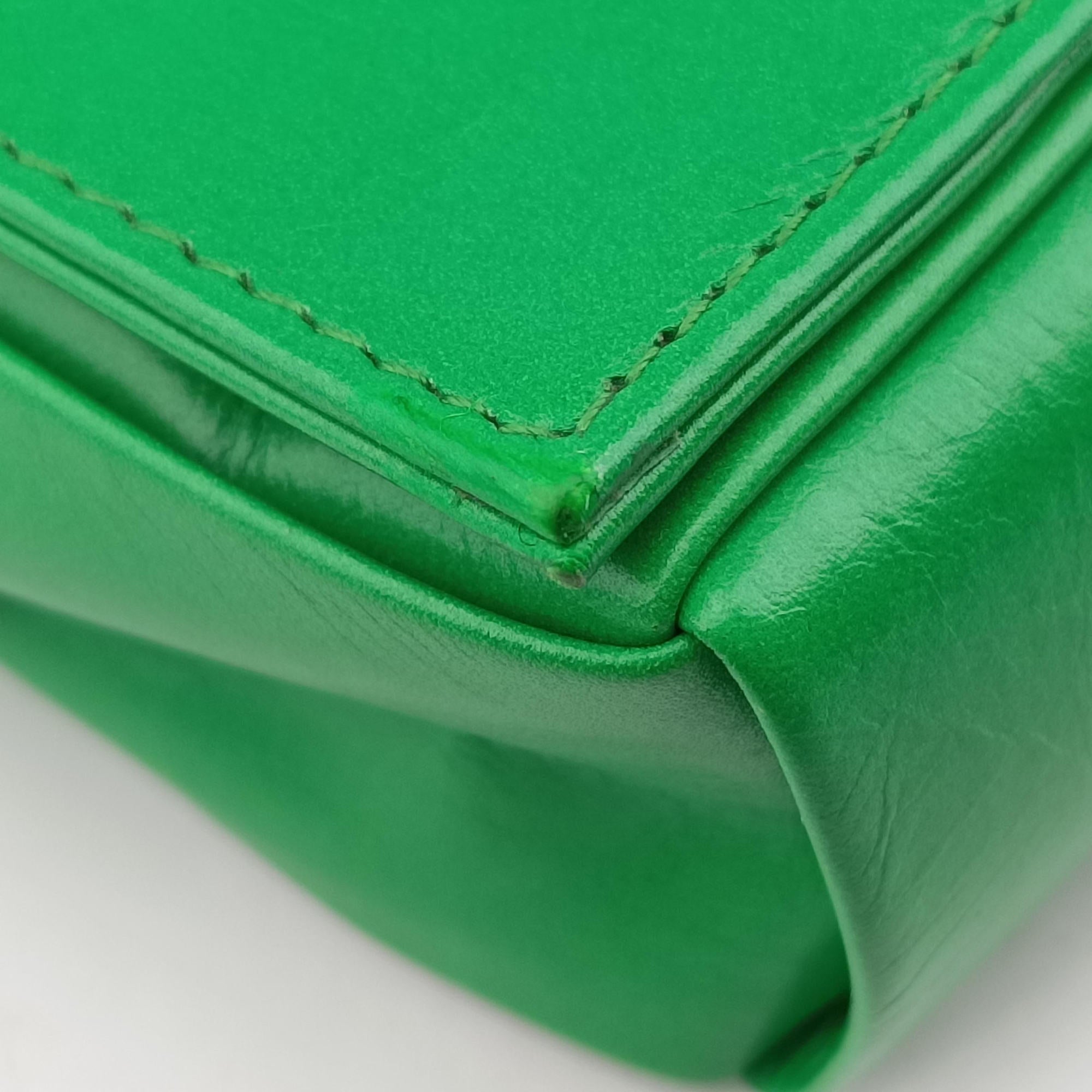 candy cassette Green lambskin IC Chipキャンディ カセット グリーン ラムスキン ICチップ