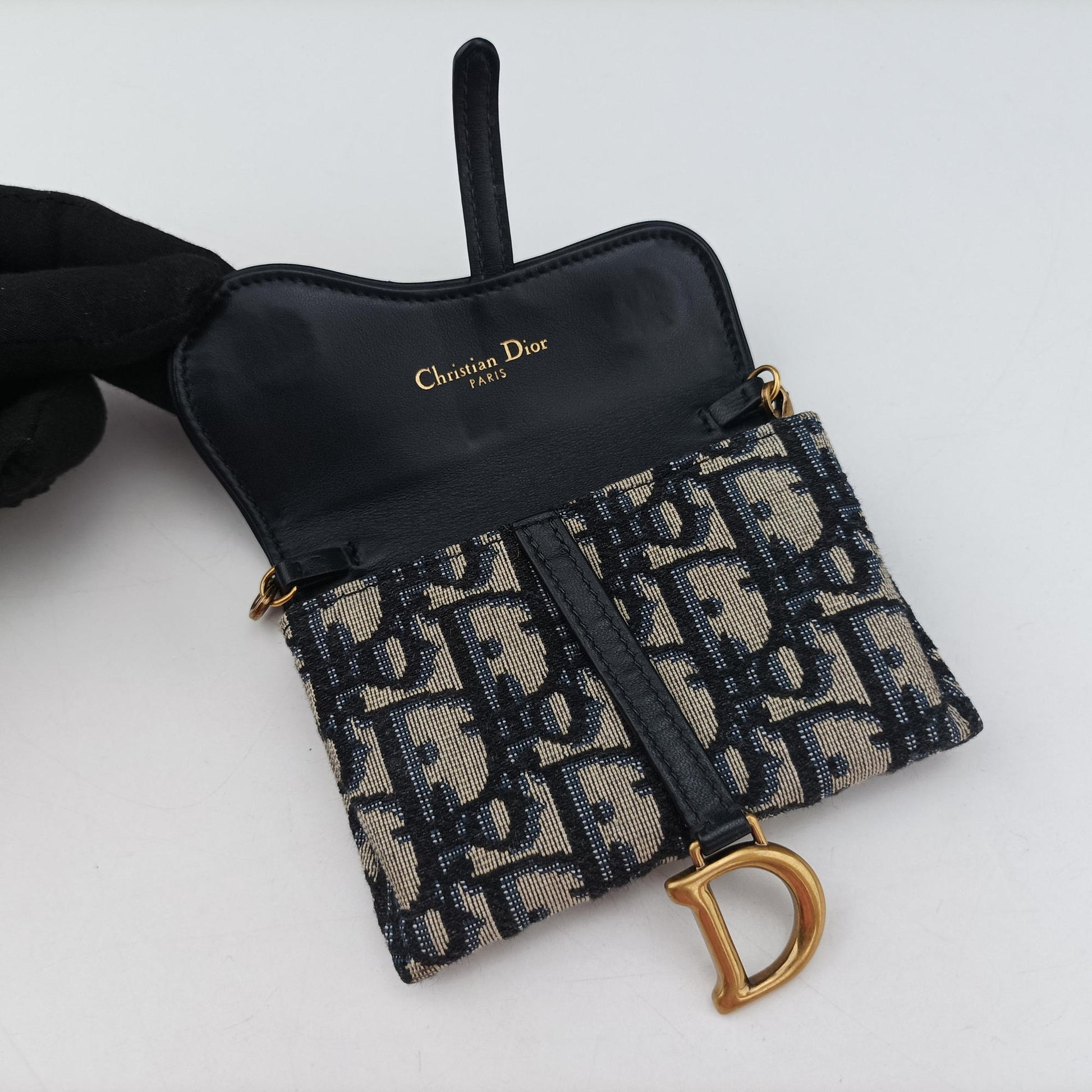 Saddle Navy×Gray jacquard 43-MA-0230サドル ネイビー×グレー ジャガード 43-MA-0230