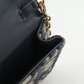 Saddle Navy×Gray jacquard 43-MA-0230サドル ネイビー×グレー ジャガード 43-MA-0230